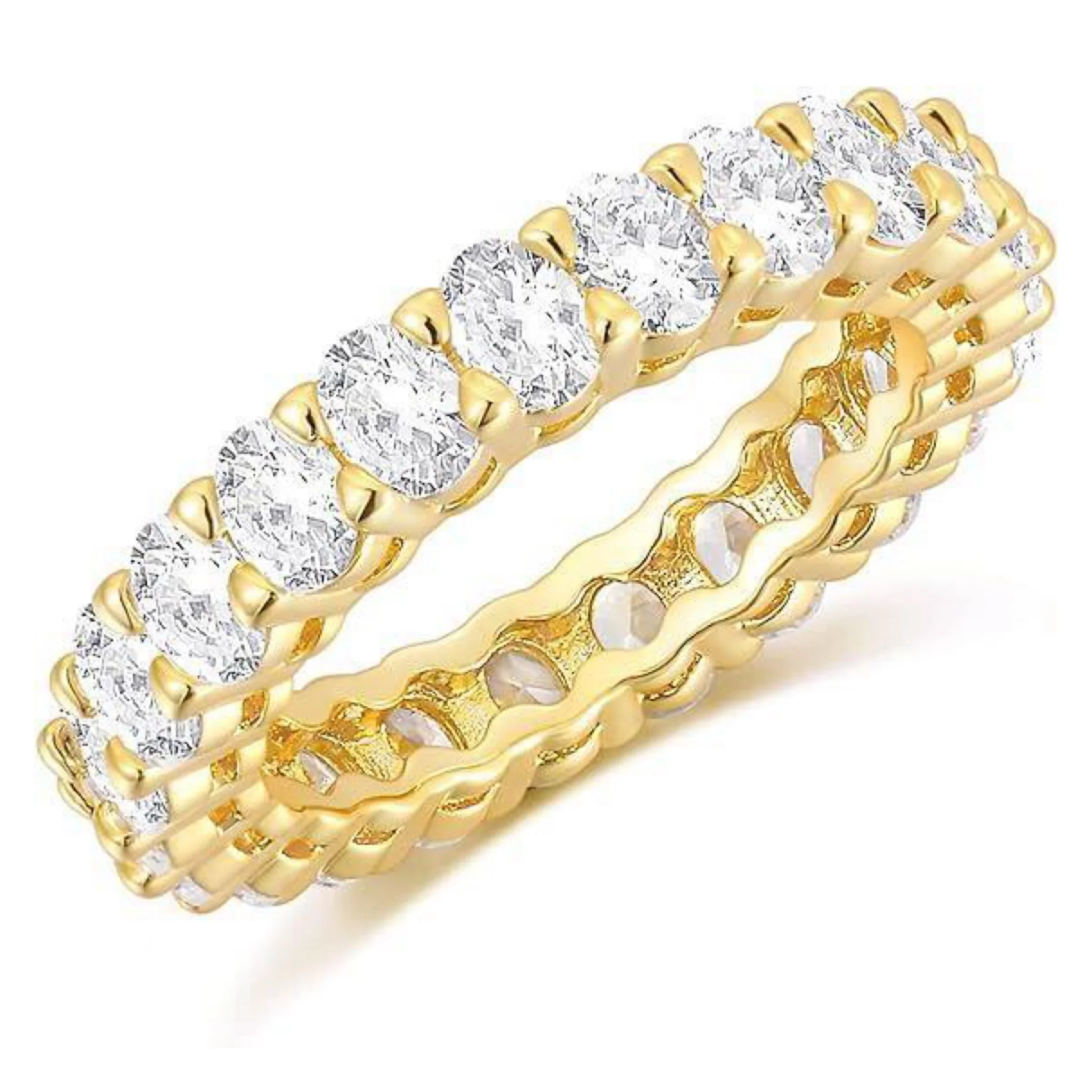 10k gold Moissanite diamond - GOLD - Image 2