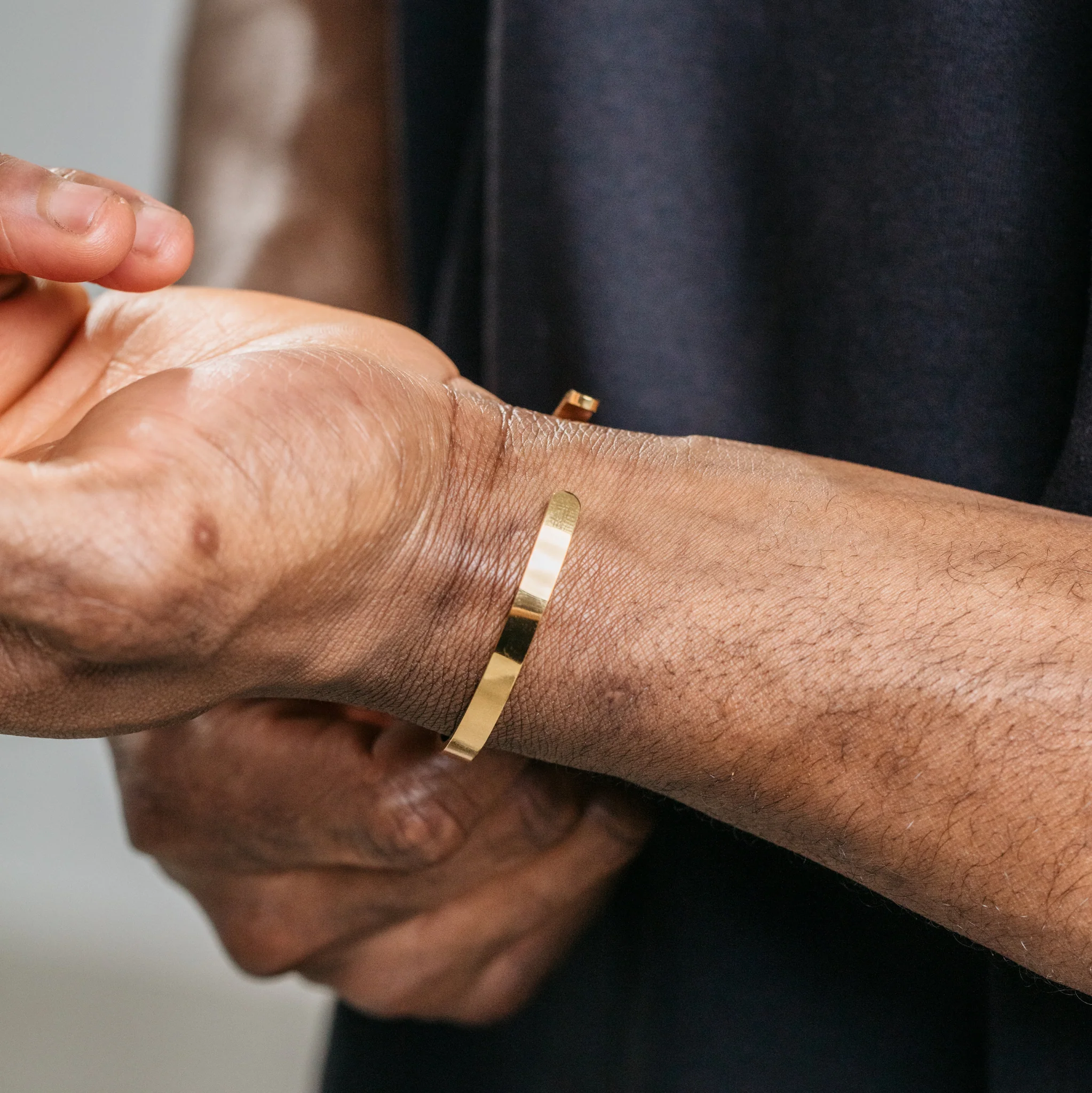 5mm Classic Cuff - Gold - Image 4