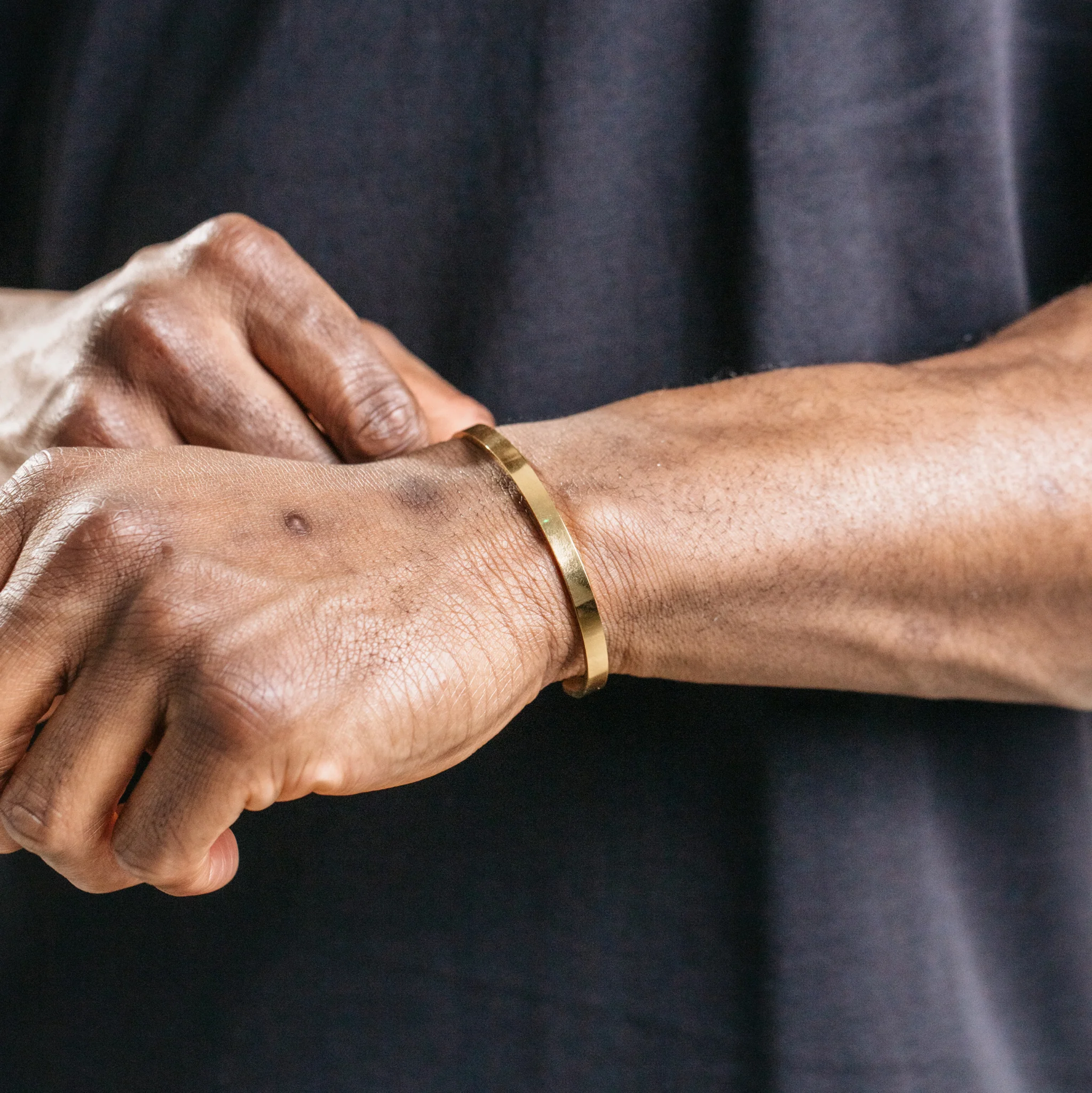 5mm Classic Cuff - Gold - Image 5