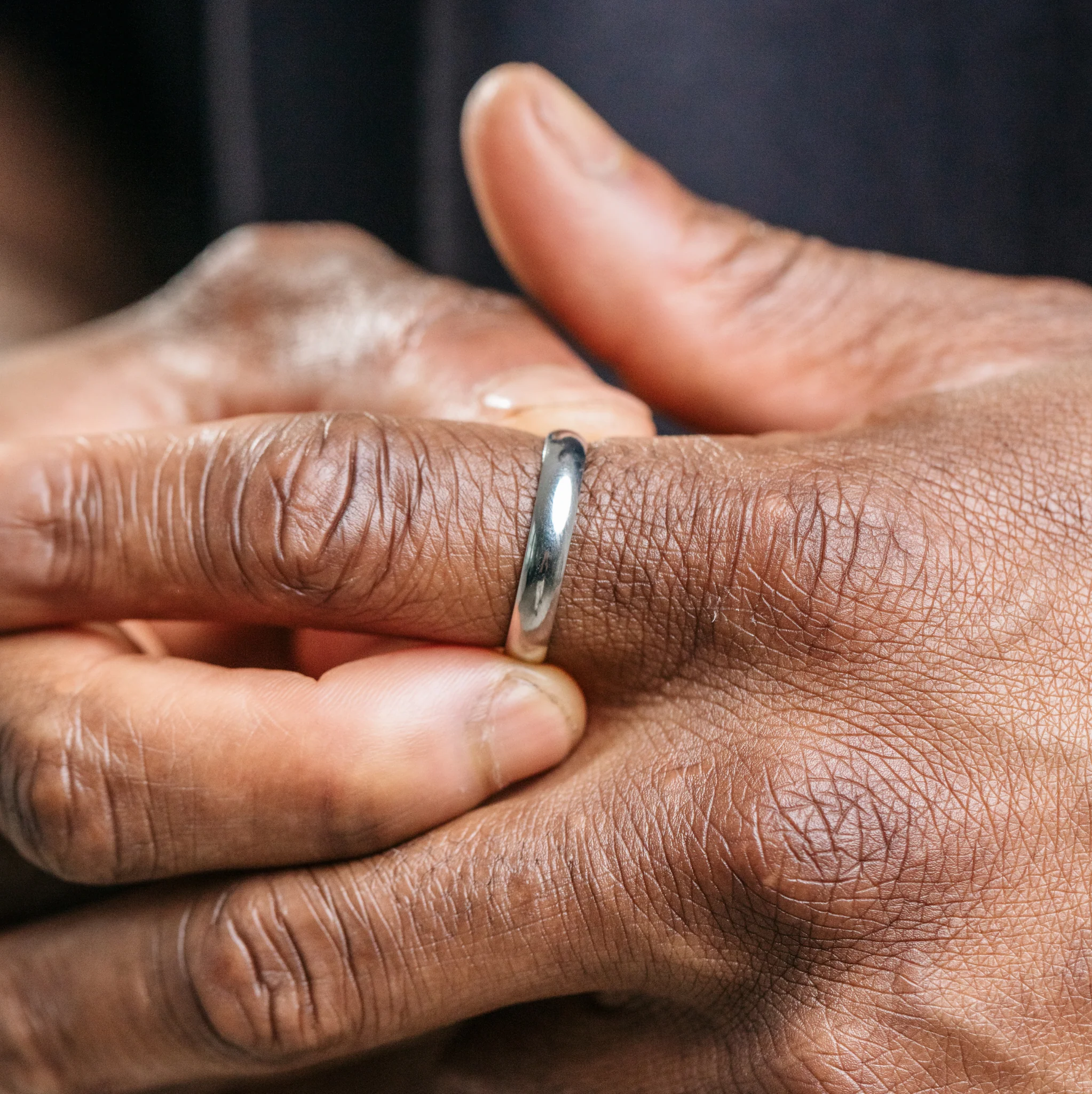 Band Ring -Silver - Image 4