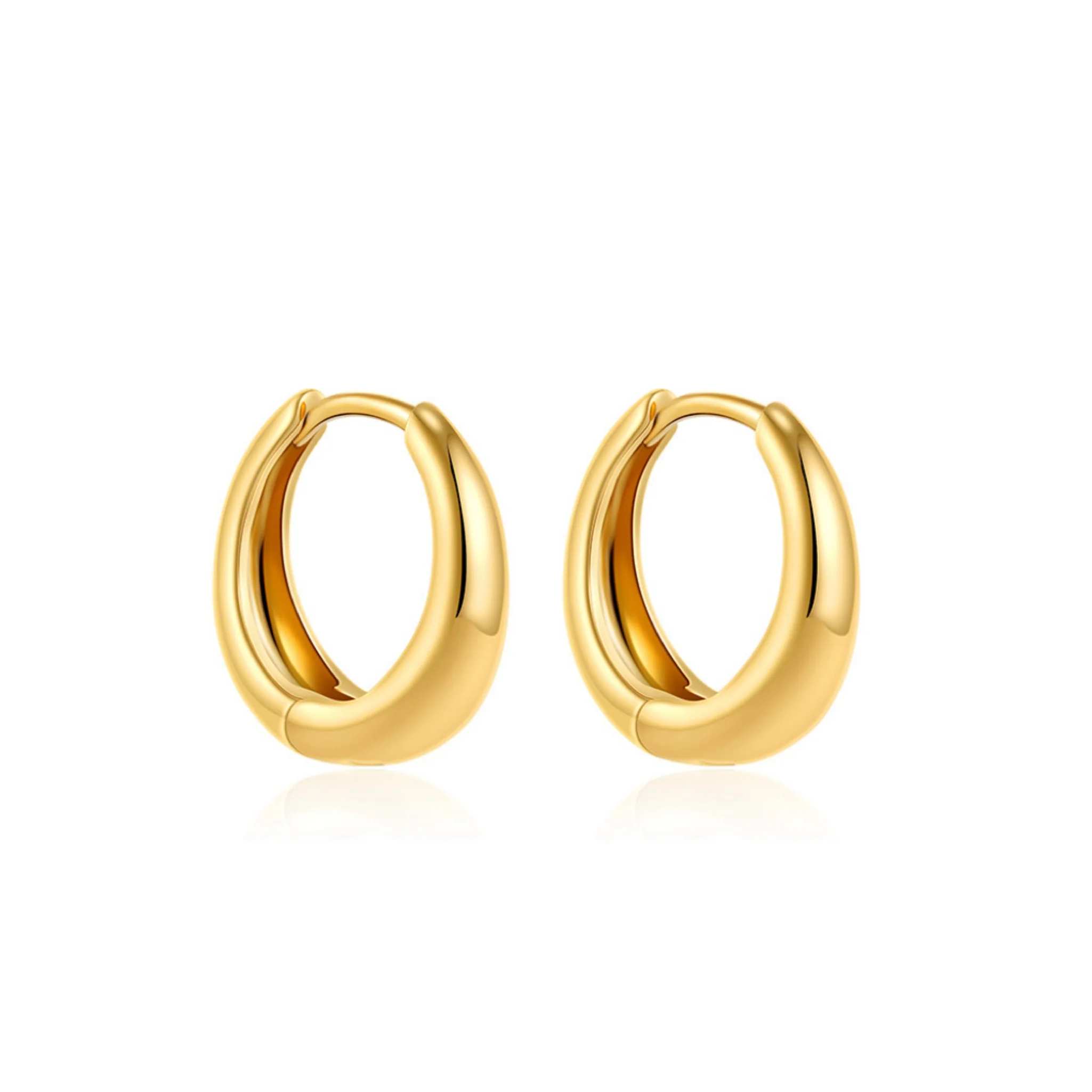 EAR BUCKLES - GOLD - Image 2