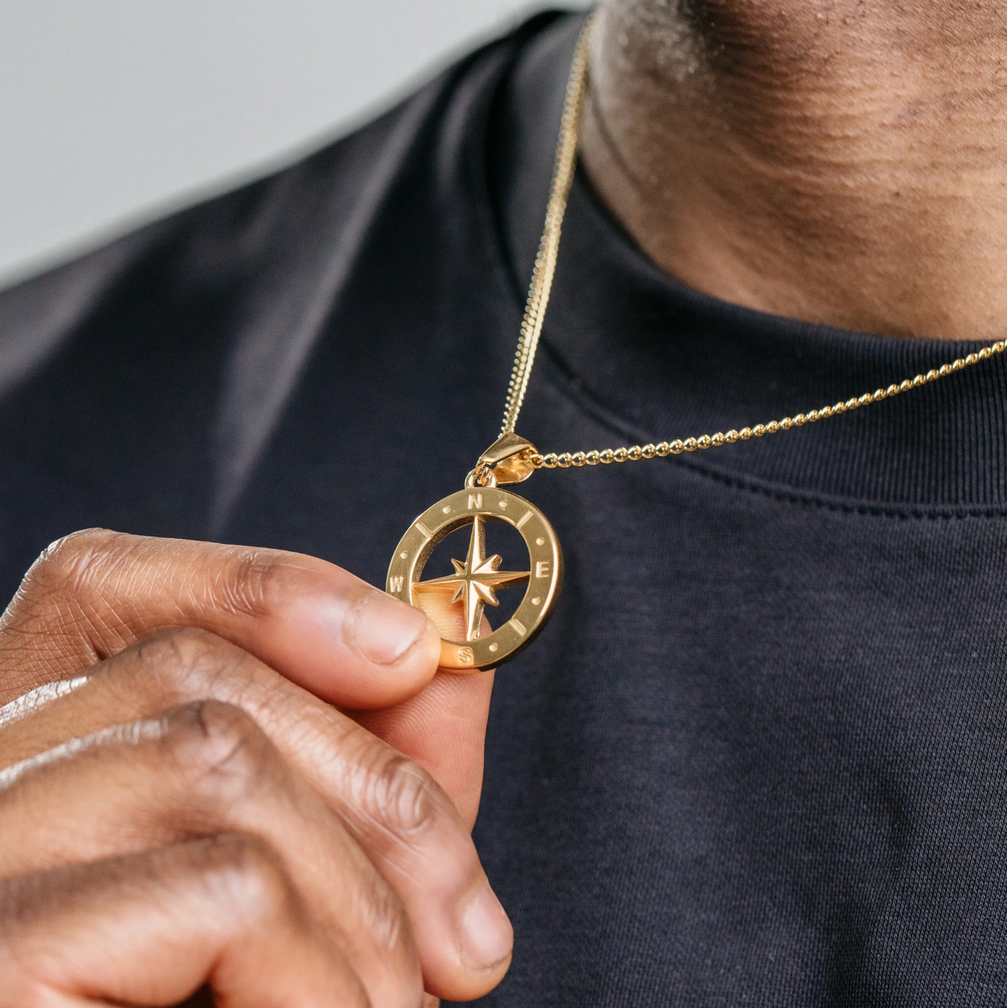 North Star Pendant - Gold - Image 4
