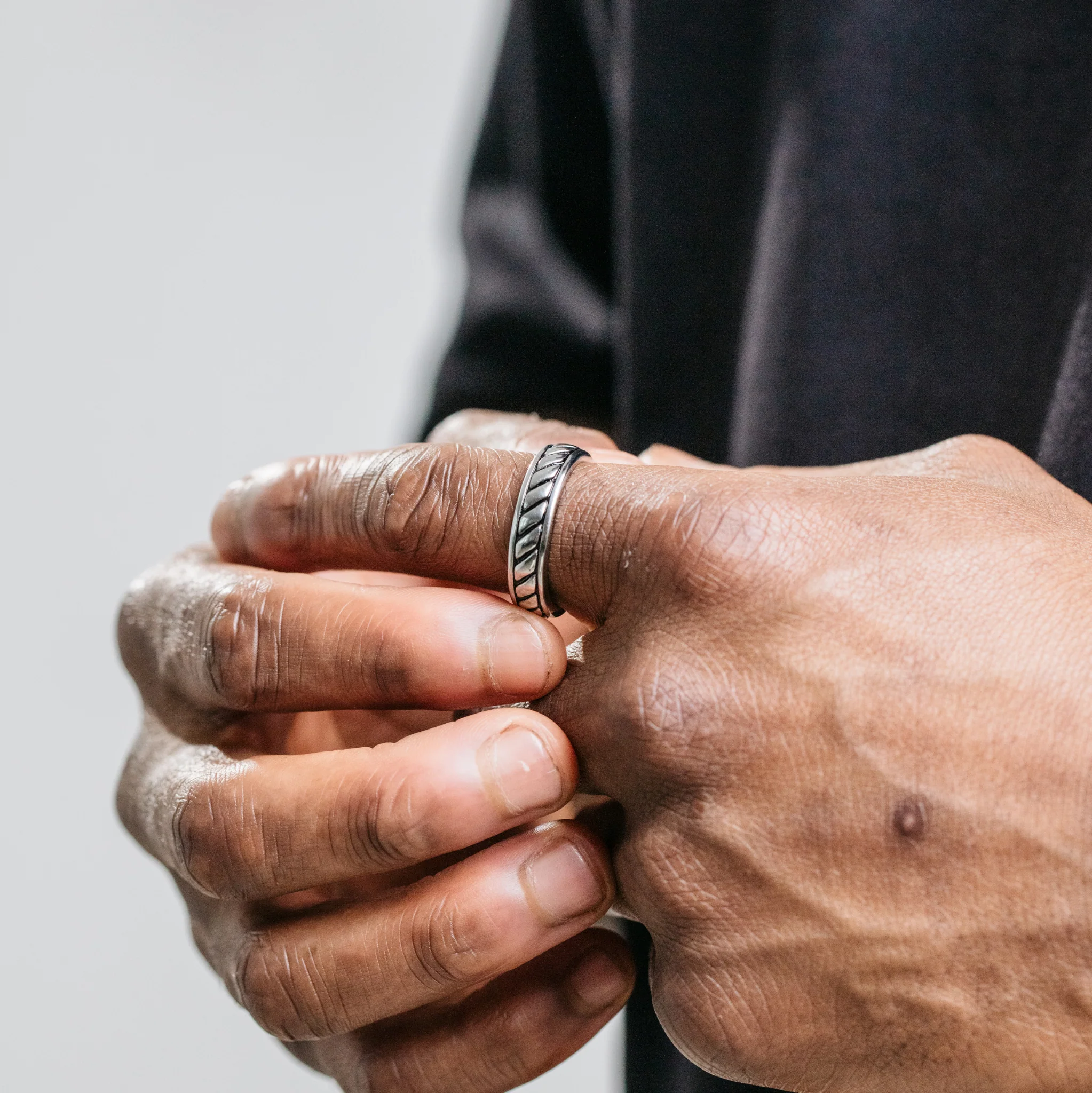 Rope Ring - Silver (S) - Image 5