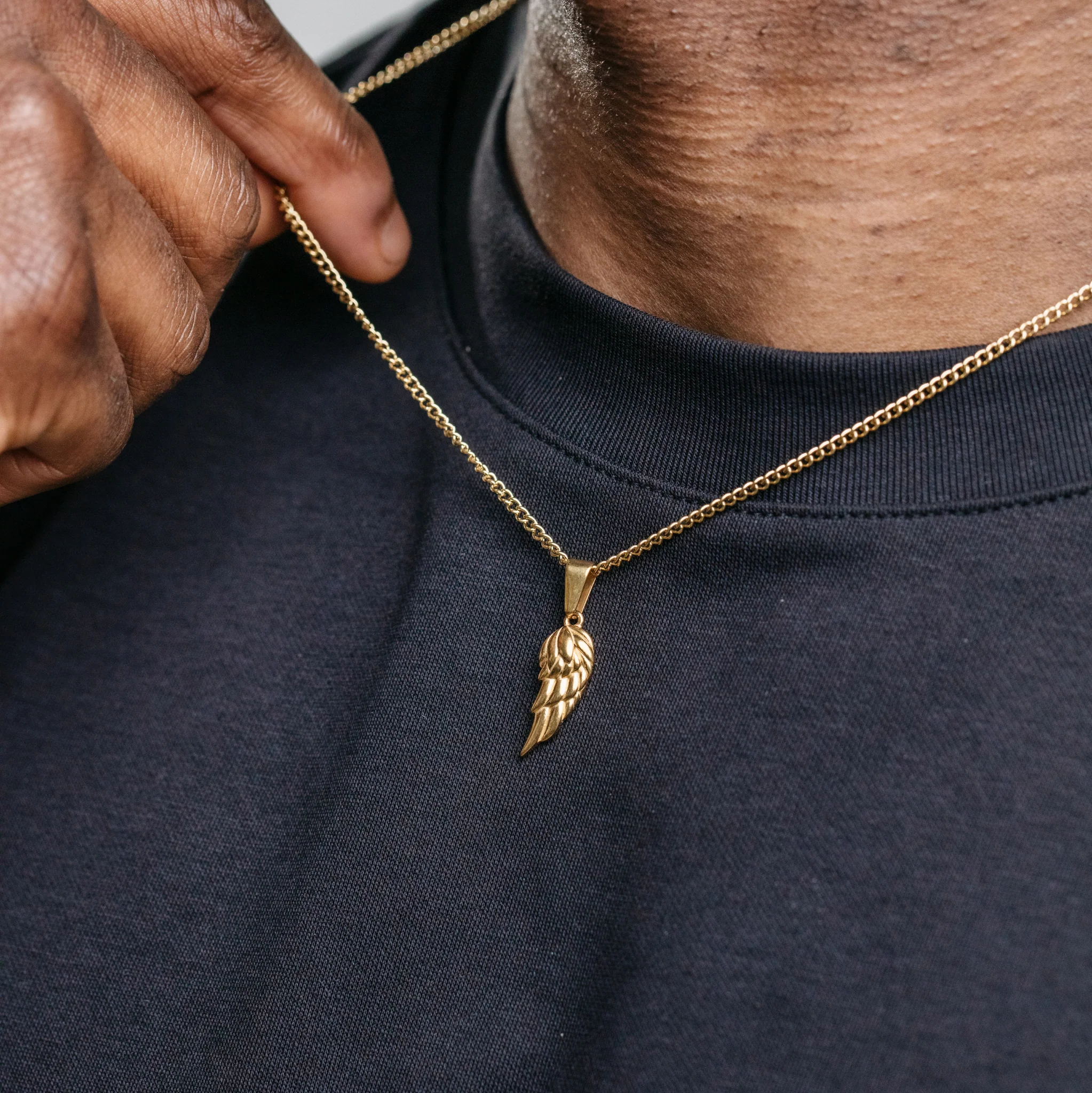 Wing Pendant - Gold - Image 6